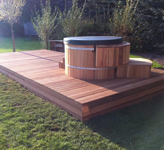 houten jacuzzi