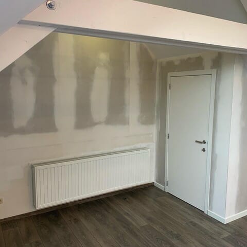 gyprocwerken zolderkamer