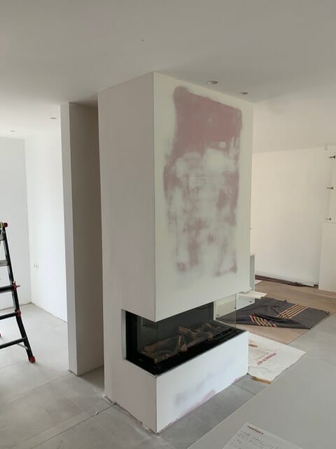 openhaard afwerking gyproc